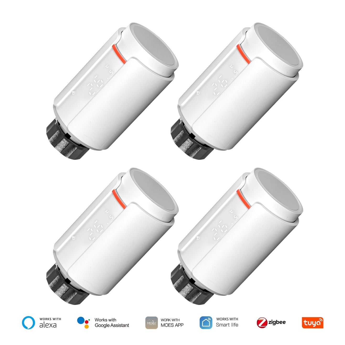 ZigBee Smart Thermostat Heizkörperventil TRV Programmierbare App Remote Temperatur Controller