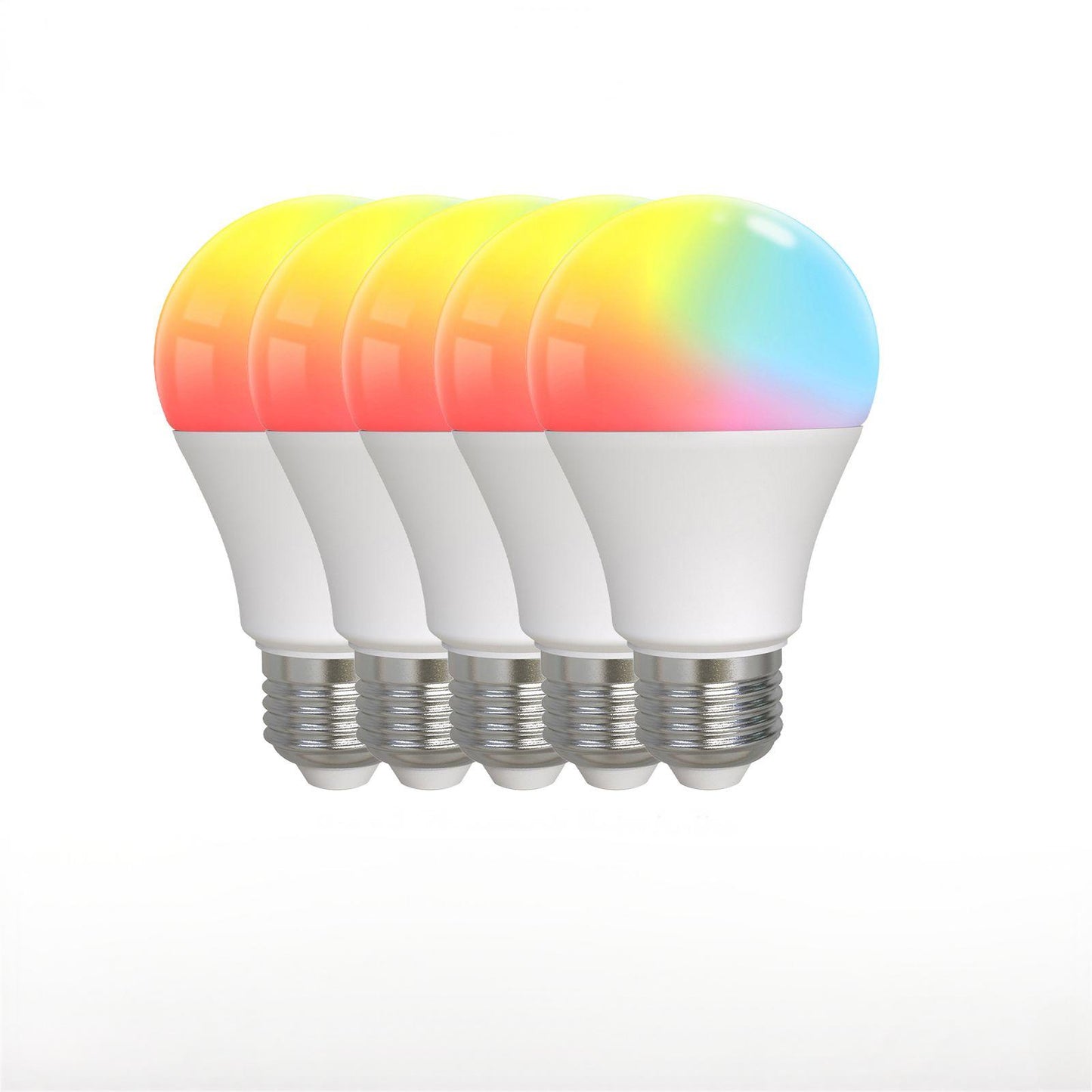 Smart Ble Led Bulb Dimmable Light 9W E27 Bulbs Color Adjustable Works With Alexa