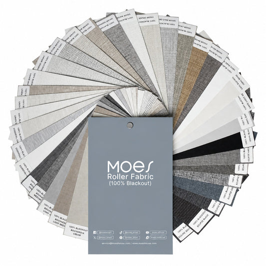 MOES Curtain 100% Blackout Fabric Samples