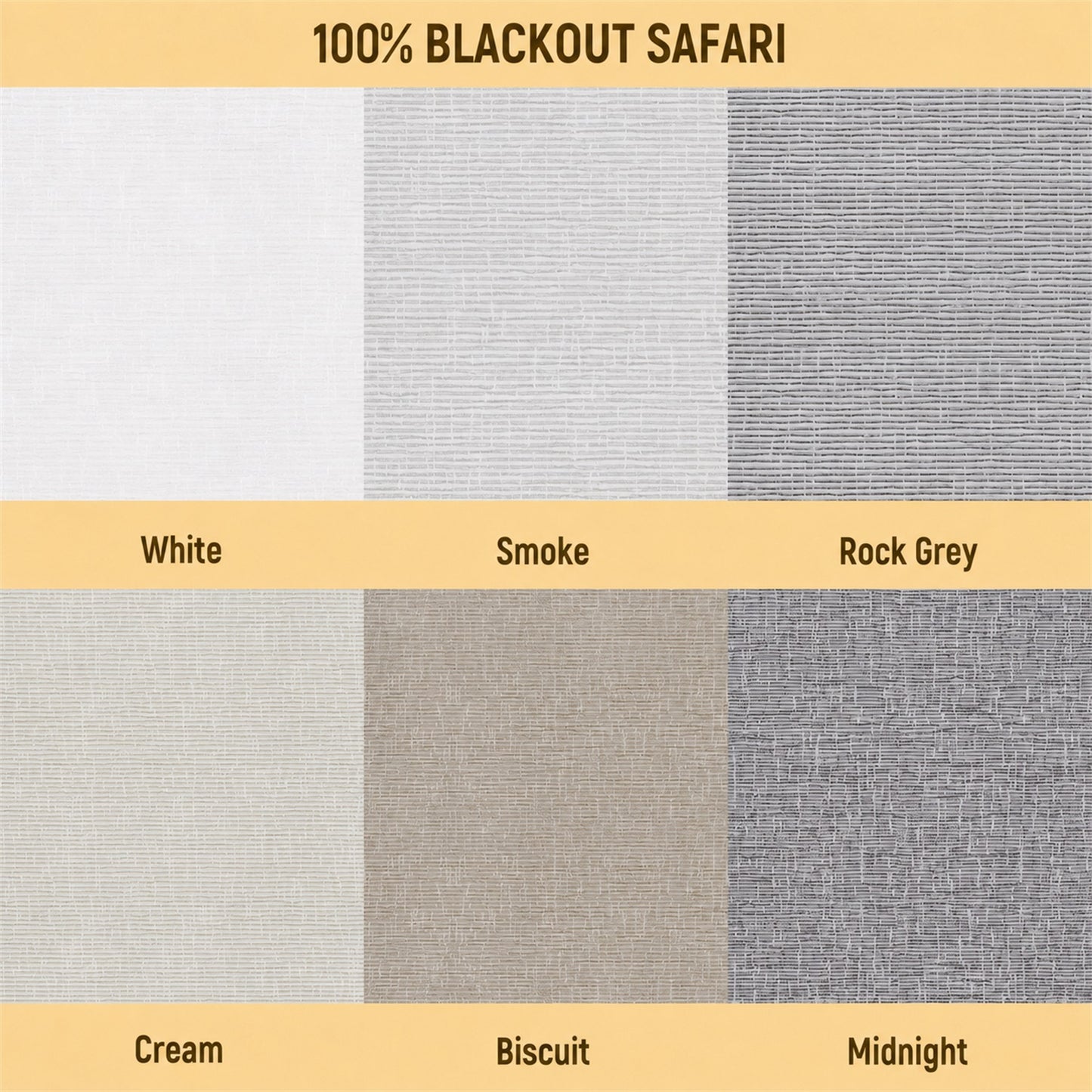 MOES Curtain 100% Blackout Fabric Samples