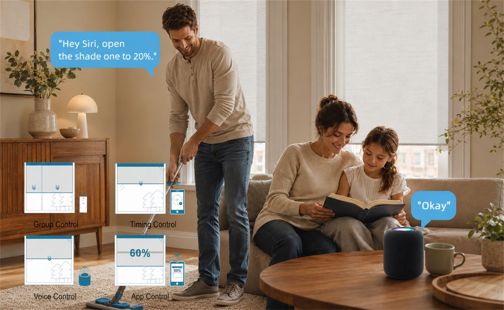 Adjust Natural Light Throughout the Day with Simple Controls