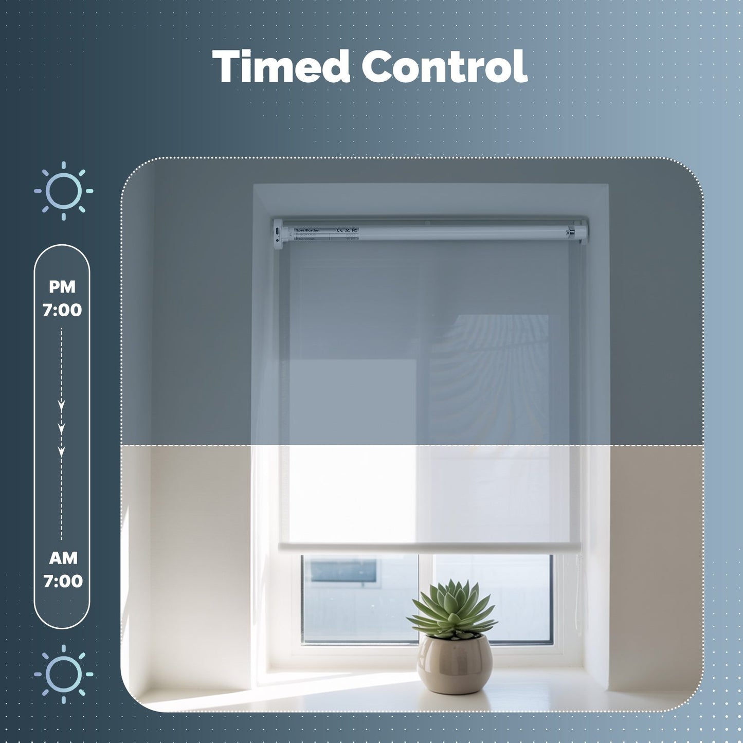 Tuya ZigBee Rechargeable 16mm Smart Roller Blinds Motor for 17/25/28mm Tubes — App & Voice Control