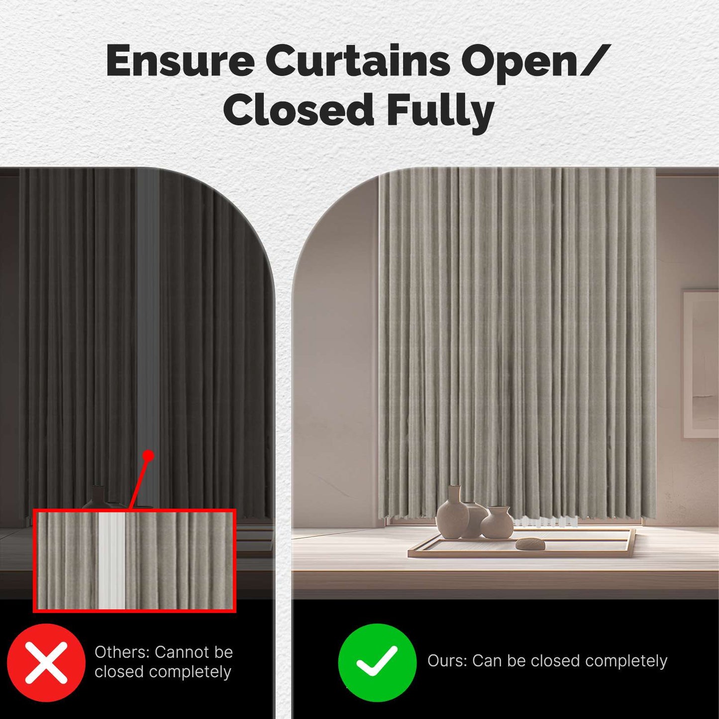 ZigBee Smart Curtain Switch Modul Mini Design App Fernbedienung