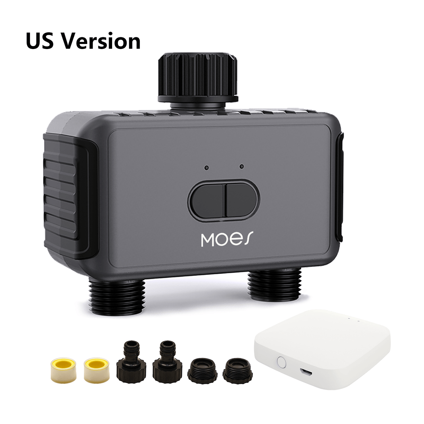 Bluetooth Timer, Smart Sprinkler Water Timer with 2 Outlet - MOES