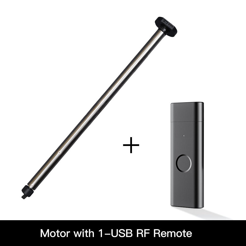Rechargeable Tubular Roller Blind Motor RF433 Remote Control - MOES
