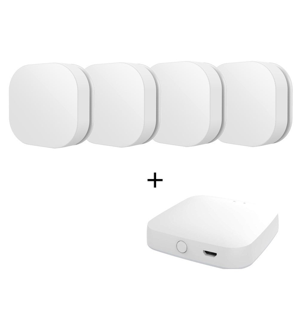 Tuya ZigBee Smart Button Switch Wireless Remote One Key Control Scene Switch Button Controller Multi-scene Linkage Smart Switch Battery Powered Automation Scenario - MOES