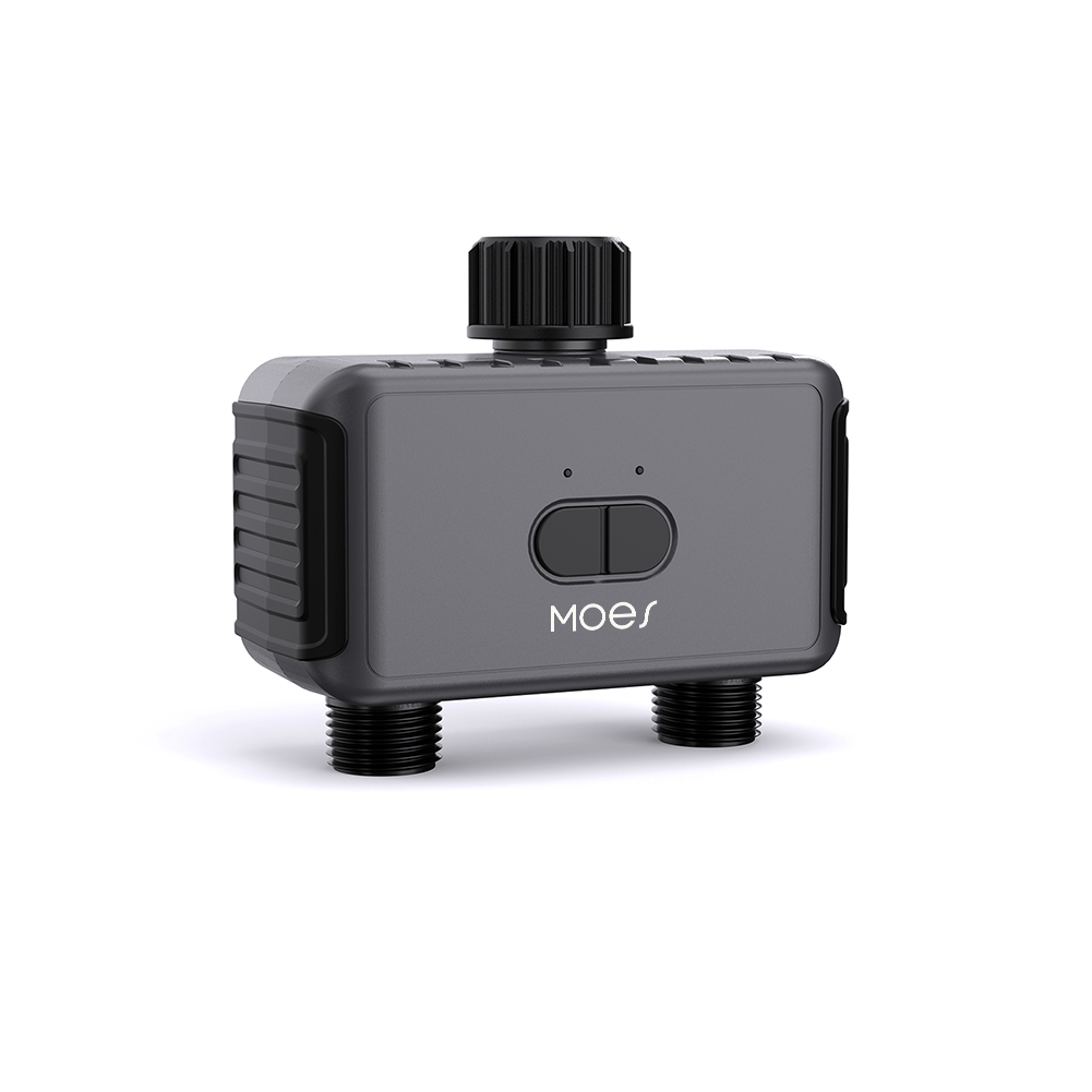 Bluetooth Timer, Smart Sprinkler Water Timer with 2 Outlet – MOES