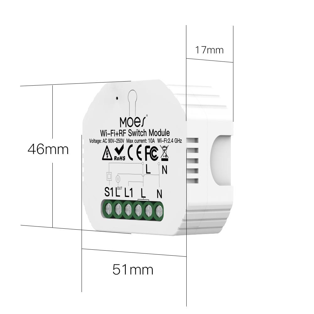 wi-fi+RF switch module size - Moes