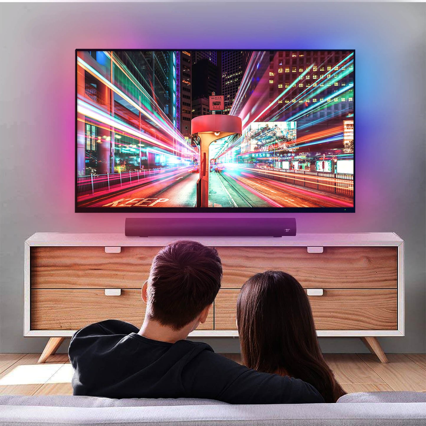 Light sync with TV images - MOES