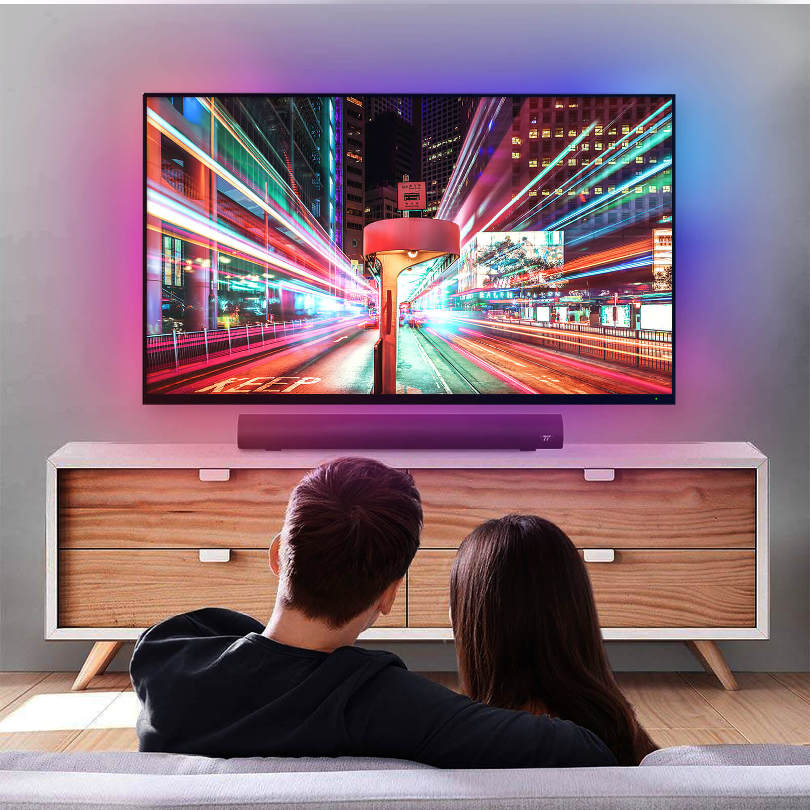 Light sync with TV images - MOES