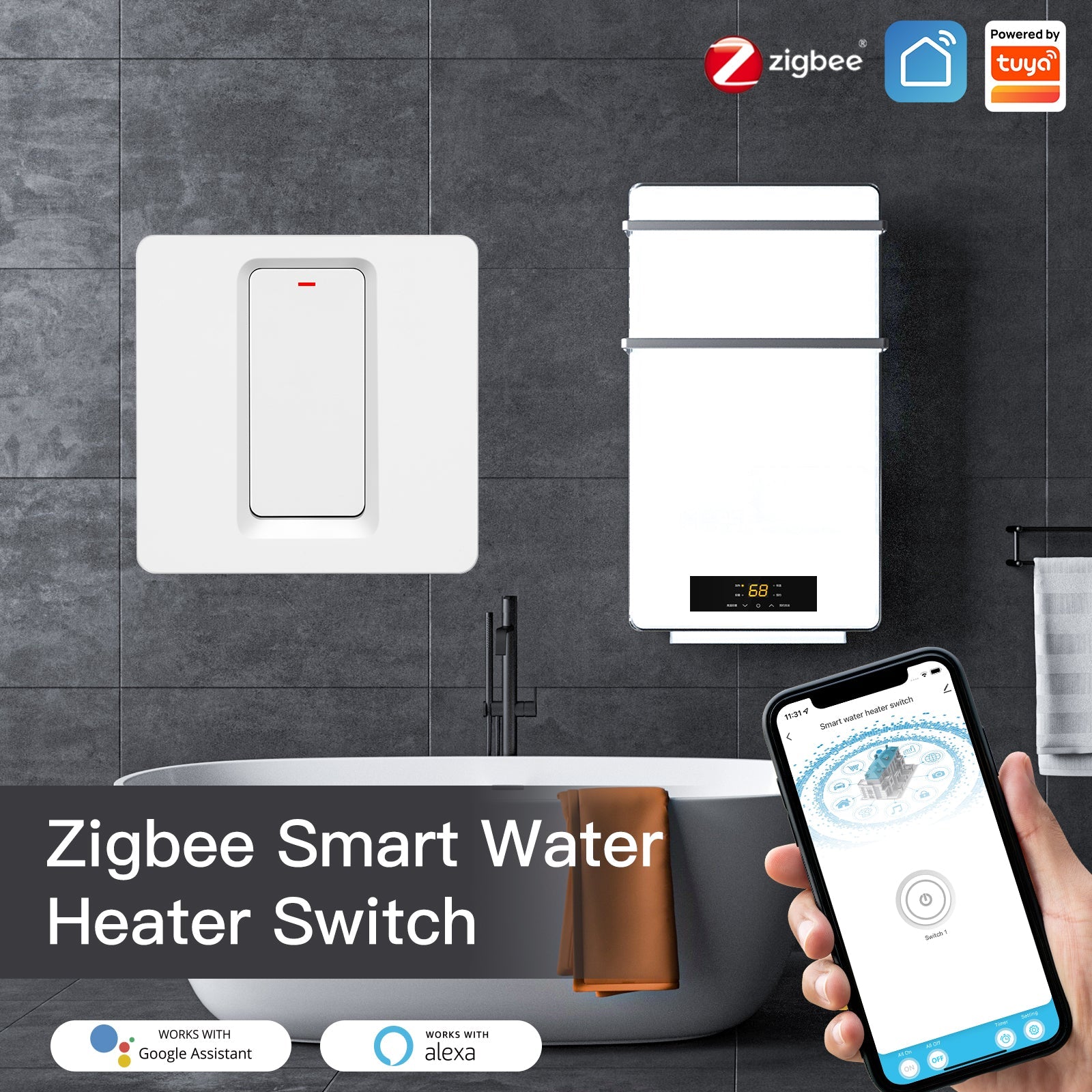 Zigbee Smart Water Heater Switch - MOES