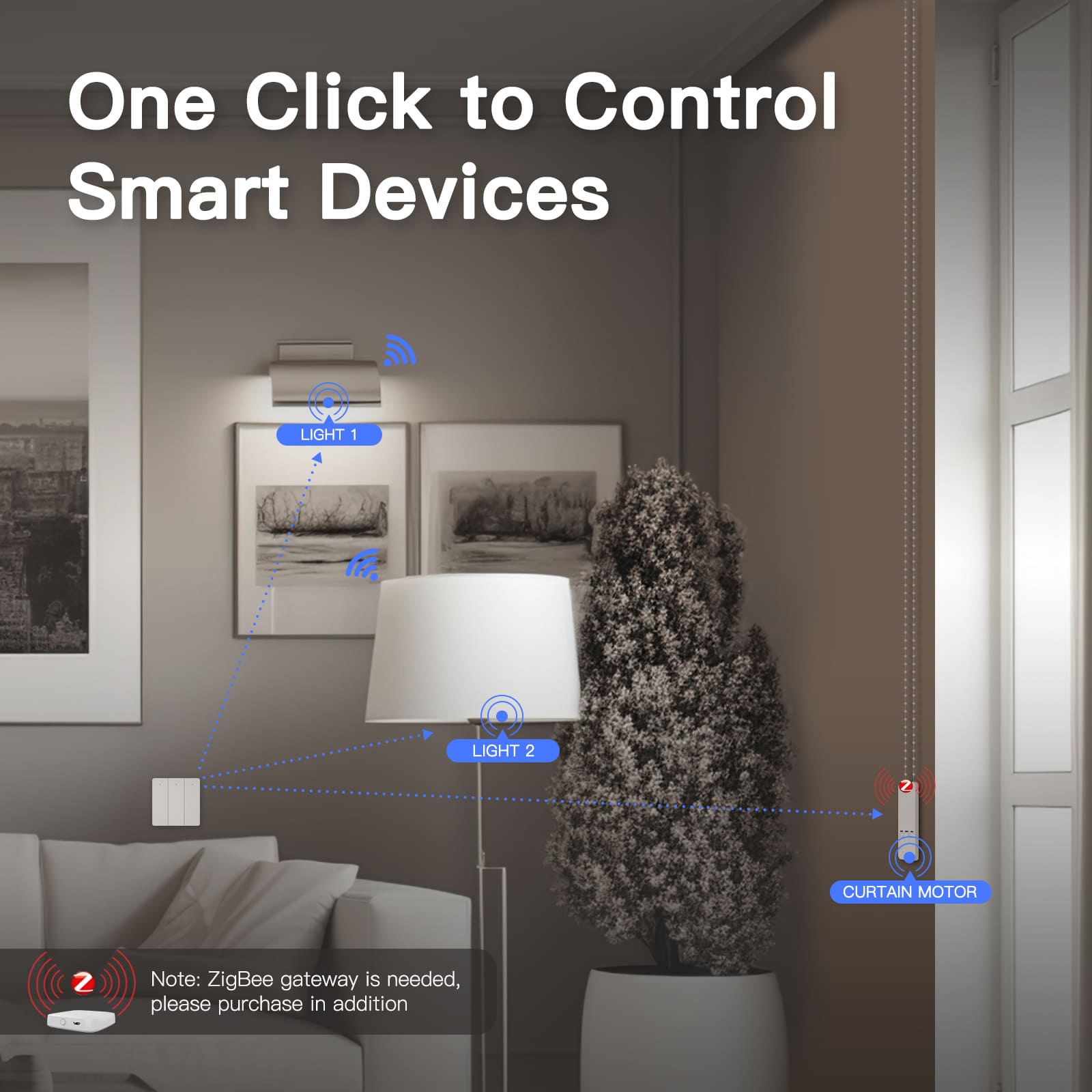 One Click to Control Smart Devices - MOES