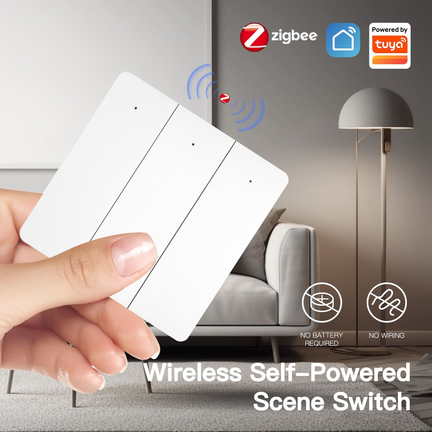 Wireless Self-Powered Scene Switch - MOES