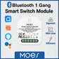 bluetooth 1 gang smart switch module - MOES