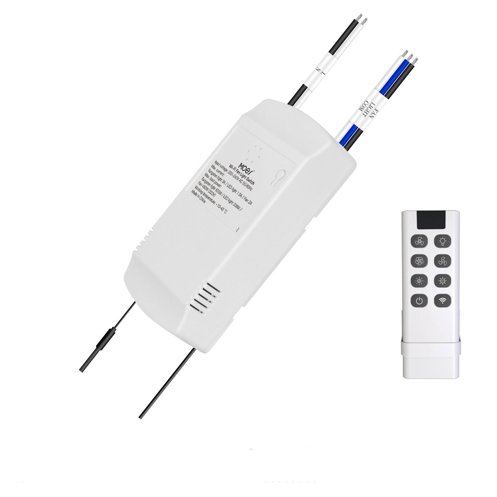 WiFi Smart Fan Light Switch Module - MOES