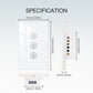Smart Light Dimmer Touch Panel specification - MOES