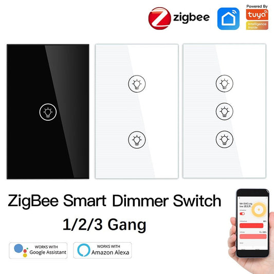 ZigBee Smart Dimmer Switch 1/2/3 Gang - Moes