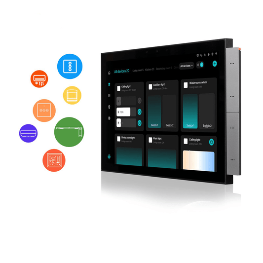 Tuya 10.1-Inch Smart Control Panel Max with Ble/Zigbee Gateway - MOES