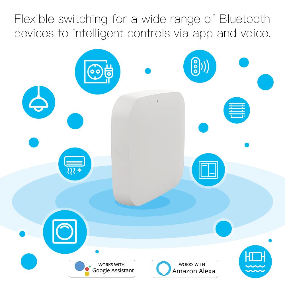 flexible switching for a wide range of bluetooth devices to intelligent controls via app and voice - Moes