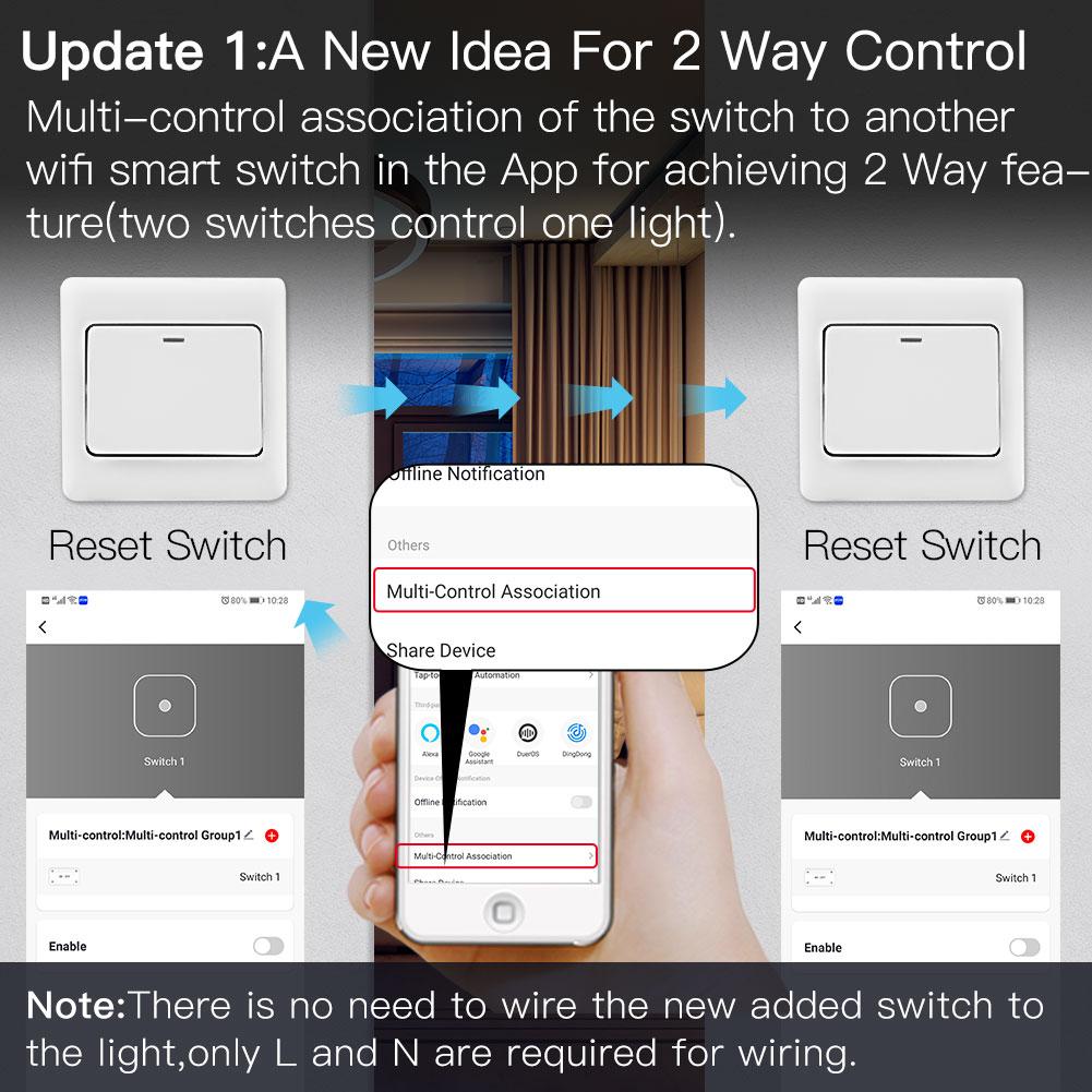 Tuya ZigBee 3.0 Smart Light Switch Module 2MQTT Setup Available - Moes