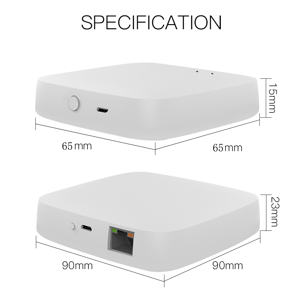 Tuya ZigBee Smart Gateway Hub Smart Home Automation for All Tuya ZigBee3.0 Smart Products - MOES