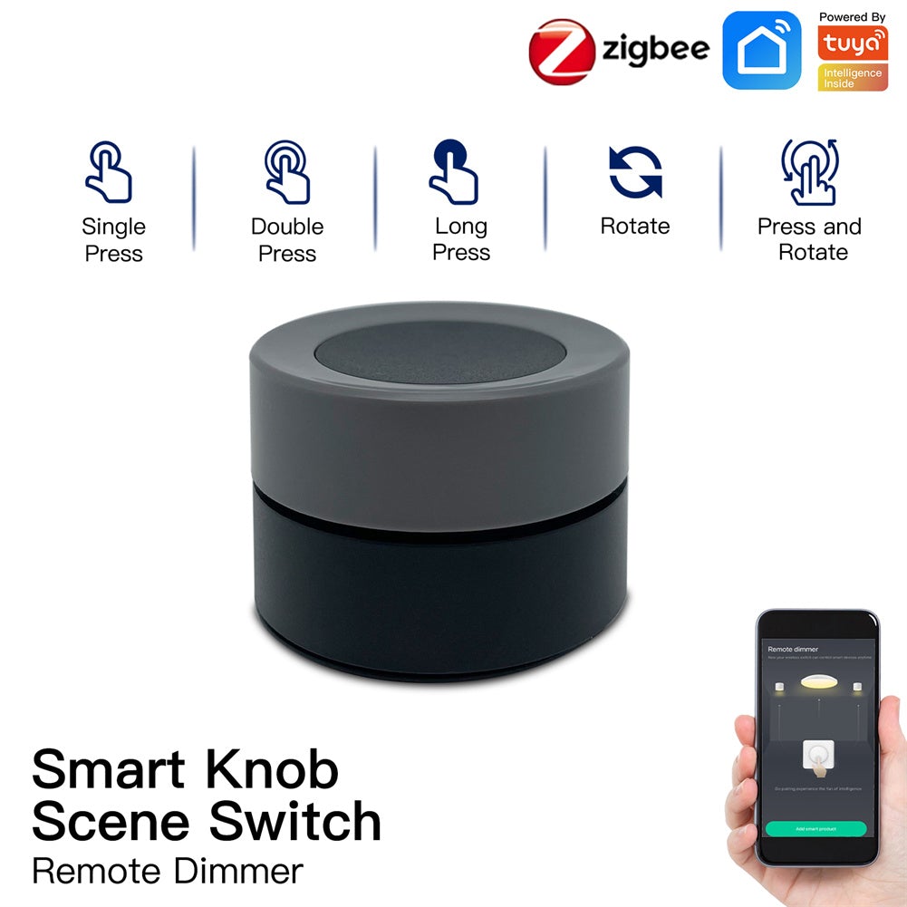 overskydende Mirakuløs trække Smart ZigBee Scene Switch|Round Rotary Wireless Dimmer Light Switch – MOES