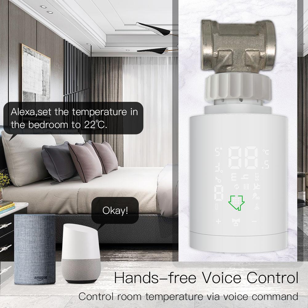 Control room temperature via voice command - Moes