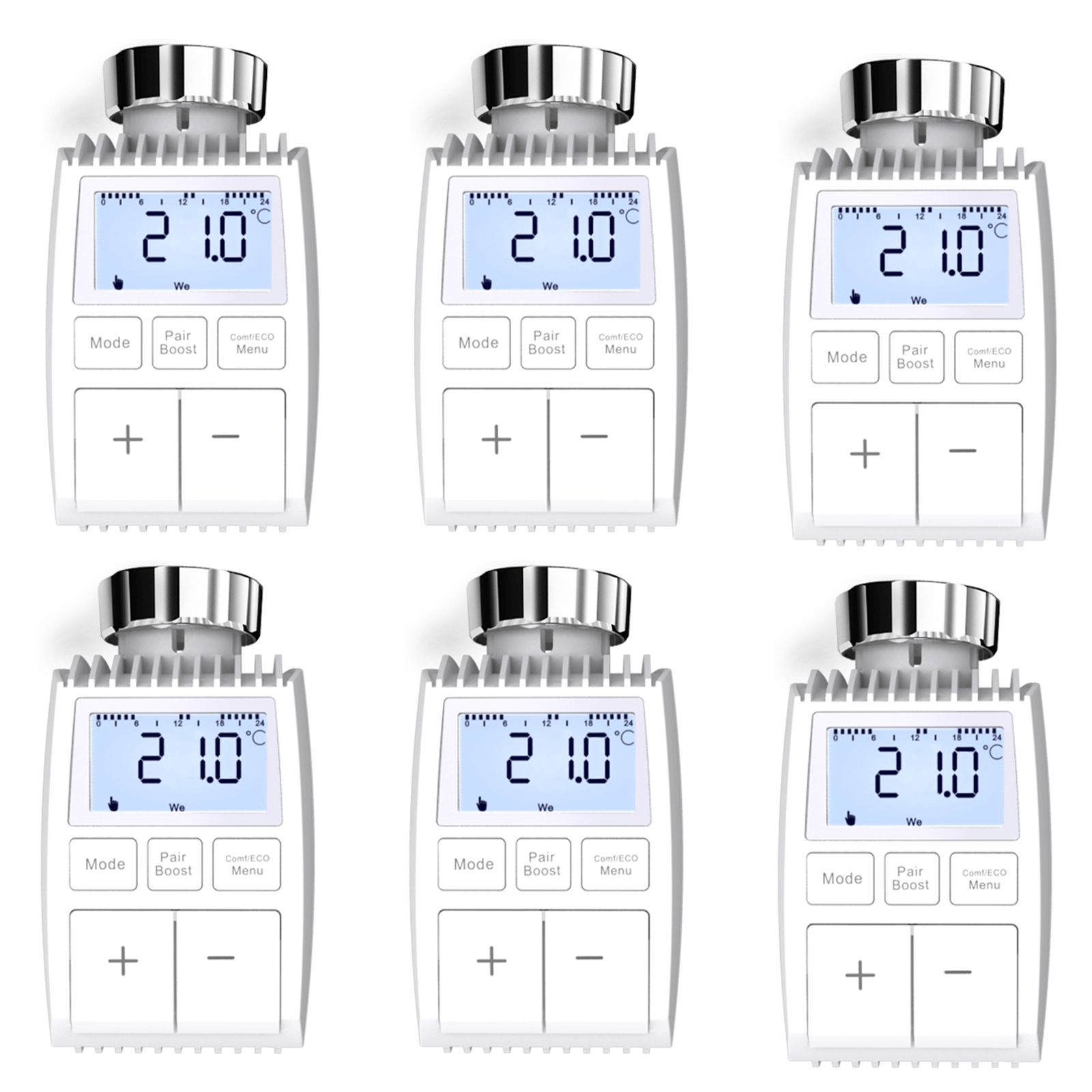 Tuya ZigBee3.0 Smart Programmable Thermostat Radiator Actuator Valve Temperature Controller - MOES