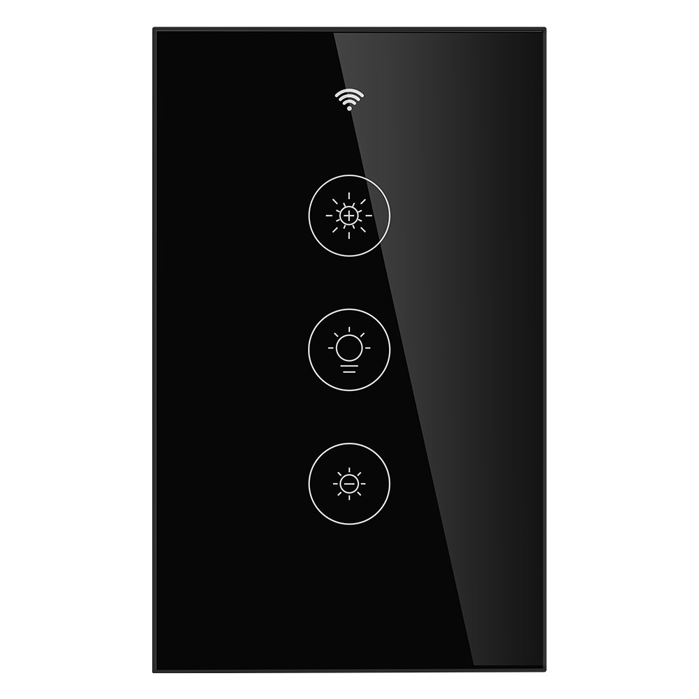 WiFi RF Smart Dimmer Switch, US, White/Black - Moes