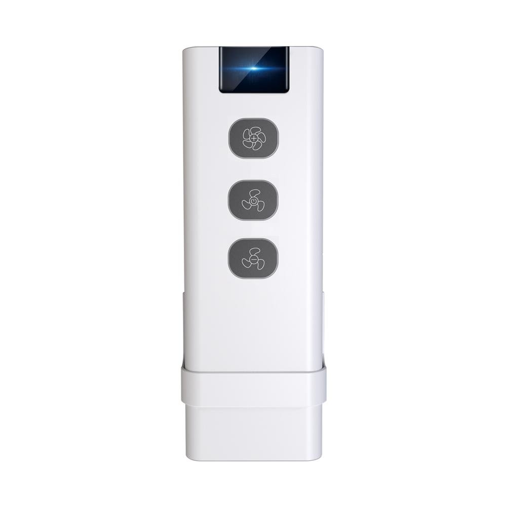WiFi RF433 Smart Ceiling Fan Switch Smart Life/Tuya App Remote Control Compatible with Alexa Google Home US Black - Moes