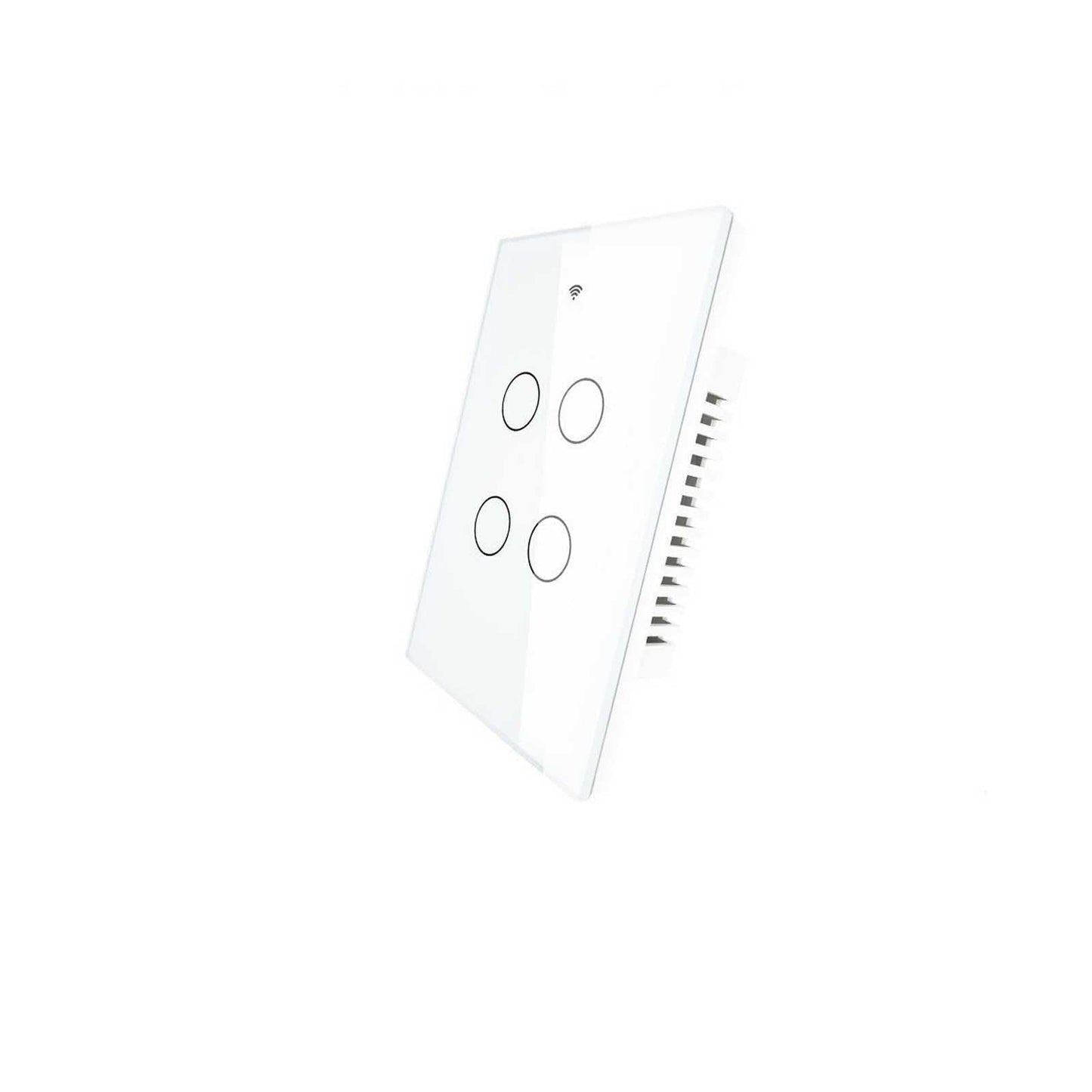 WiFi RF433 Smart Light Wall Touch Switch Single Pole 1/2/3/4 Gang US 220V - MOES