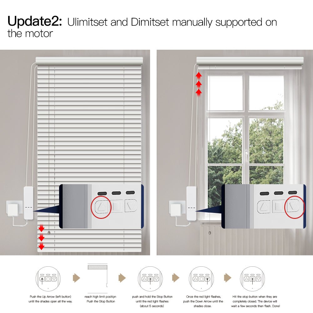 Update2: Ulimitset and Dimitset manually supported on the motor - MOES