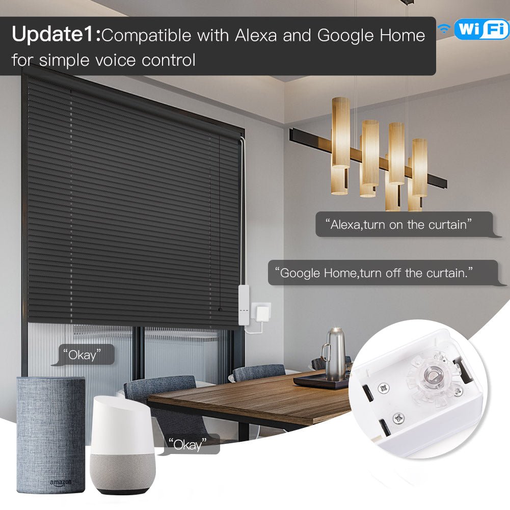 Update1:Compatible with Alexa and Google Home for simple voice control - MOES