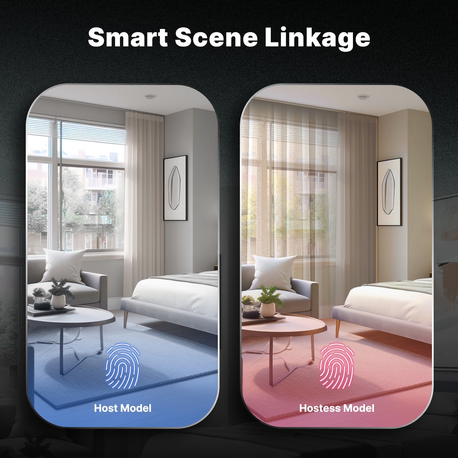 WiFi Smart Security Door Lock 3D Face Recognition Fingerprint Wake Infrared Night Vision - MOES