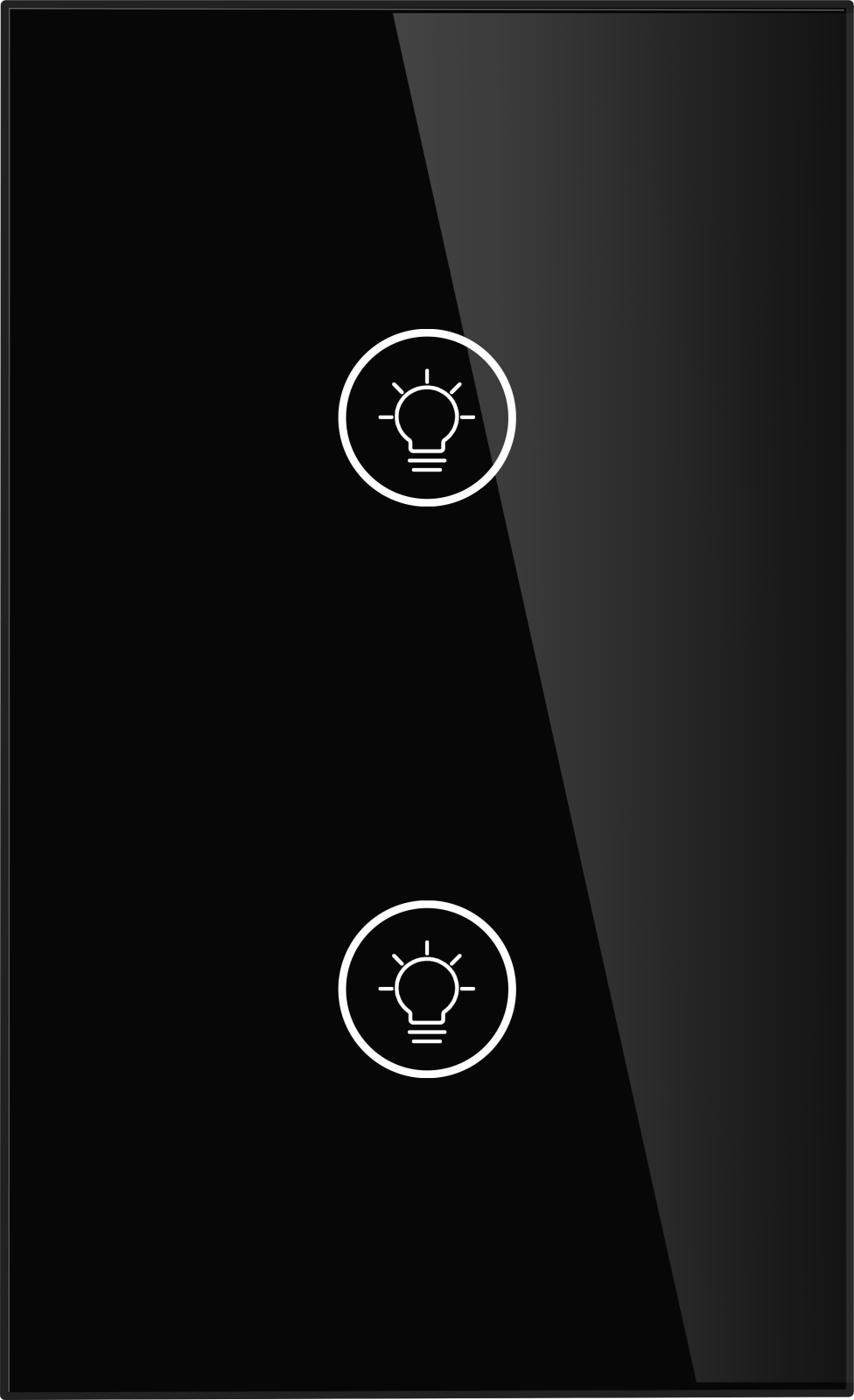 ZigBee Dimmer Switch Multi-gang Smart Light Dimmer Touch Switch Single Pole Neutral Wire Required US - MOES