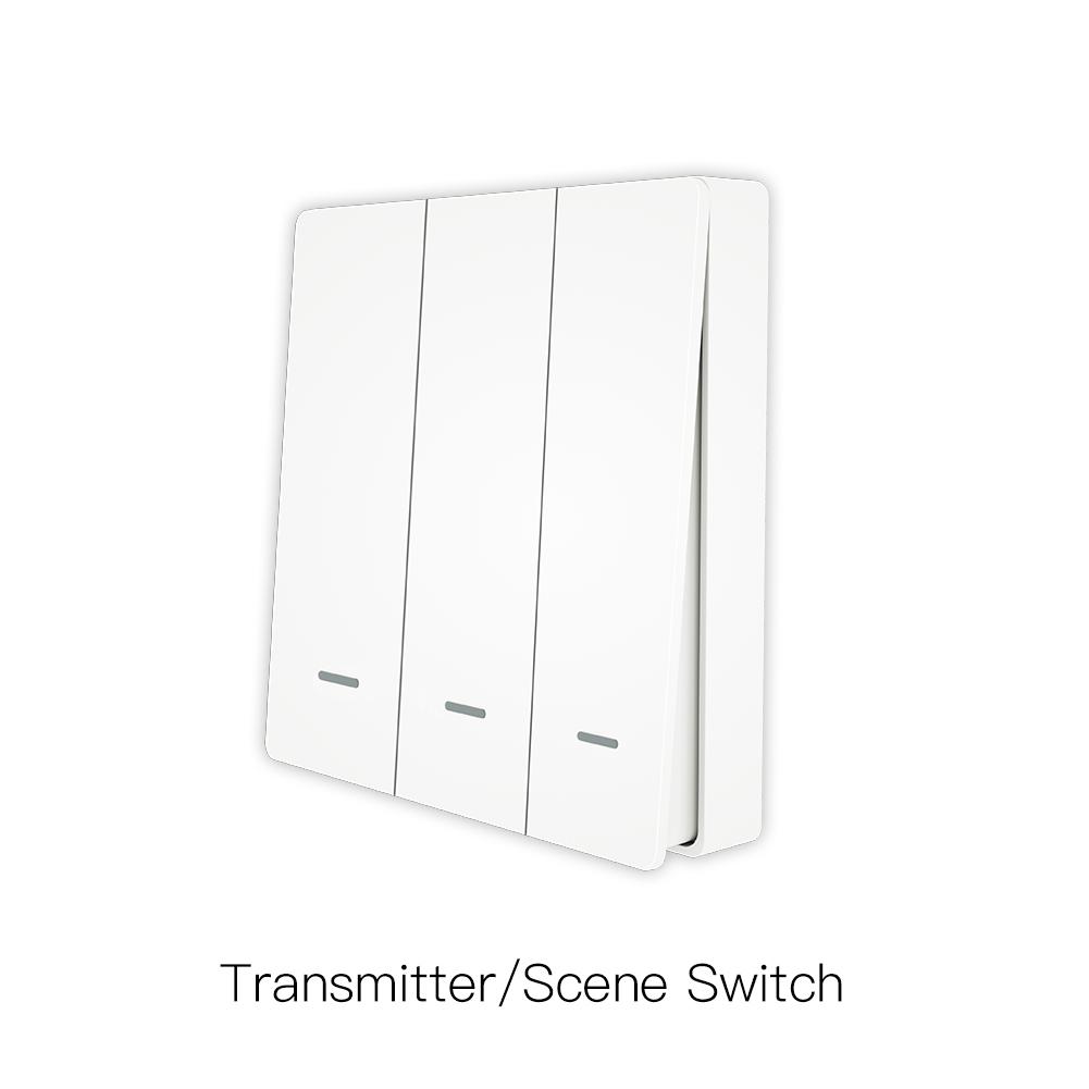 ZigBee Smart Push Button Switch and ZigBee Scene Switch Kit L Only No Neutral Wire or L+N Wiring Optional No Capacitor Required Tuya ZigBee Hub Required - Moes