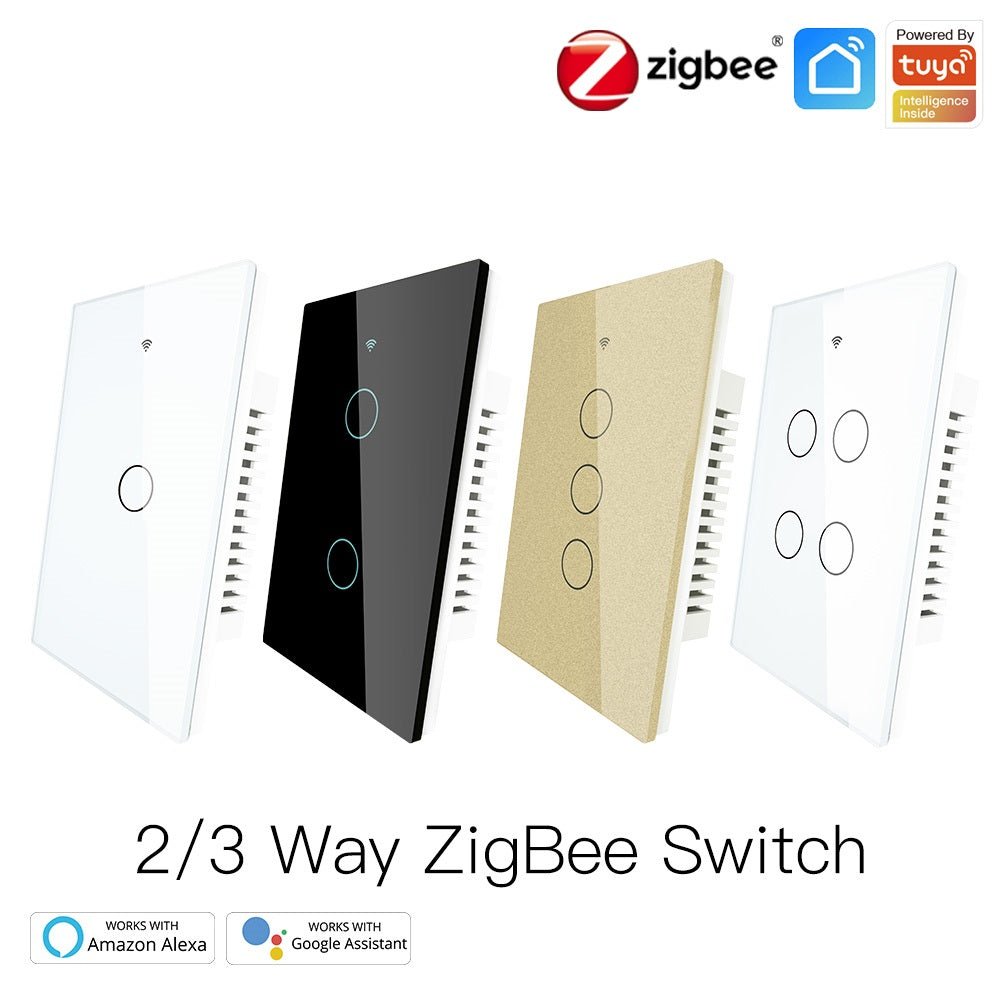 MOES Tuya ZigBee 3.0 Smart Light Switch Relay Module 1/2/3 Gang Smart  Life/Tuya App Control, Works with Alexa Google Home Yandex