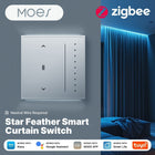 How to Install MOES Star Feather Zigbee Smart Curtain Switch