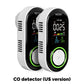 2nd Gen Plug-in Carbon Monoxide Detector with LED Display, 3-in-1 CO Sensor Temperature & Humidity