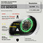 2nd Gen Plug-in Carbon Monoxide Detector with LED Display, 3-in-1 CO Sensor Temperature & Humidity