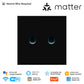Smart Matter WiFi  Light Switch Concave Glass Panel Neutral Wire Required EU Version