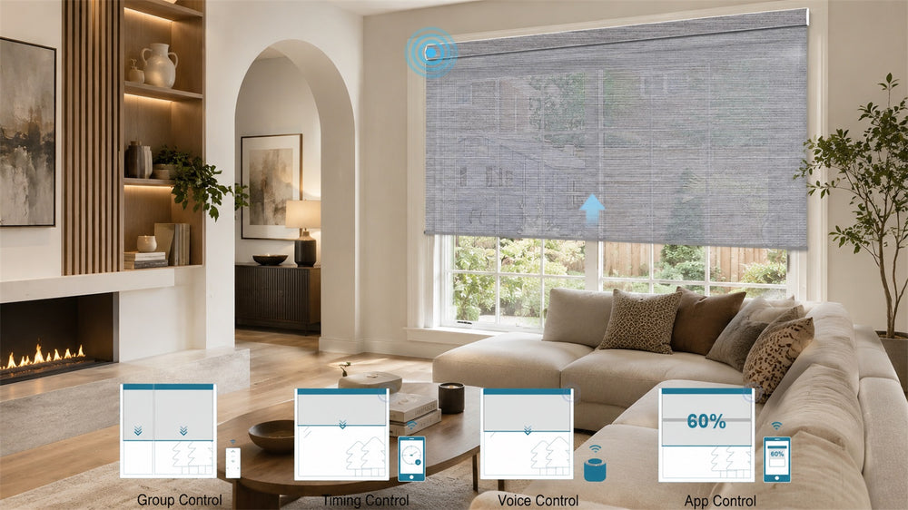 Full Control Over How Much Light and Heat Enters the Room