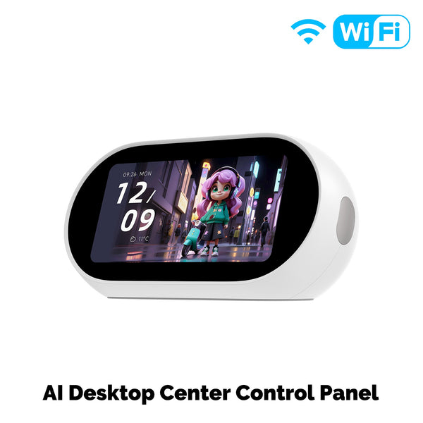MOES Tuya AI Desktop Center Control Panel Alexa Built-in,with Zigbee & BLE Mesh Hub IR Control Video Monitoring