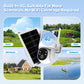 MOES 4G Solar Outdoor Security Camera – 7800mAh Battery + 7W Solar Panel, IP65 Waterproof, 360° PTZ, No WiFi Needed, SIM-Free Version for Southeast Asia
