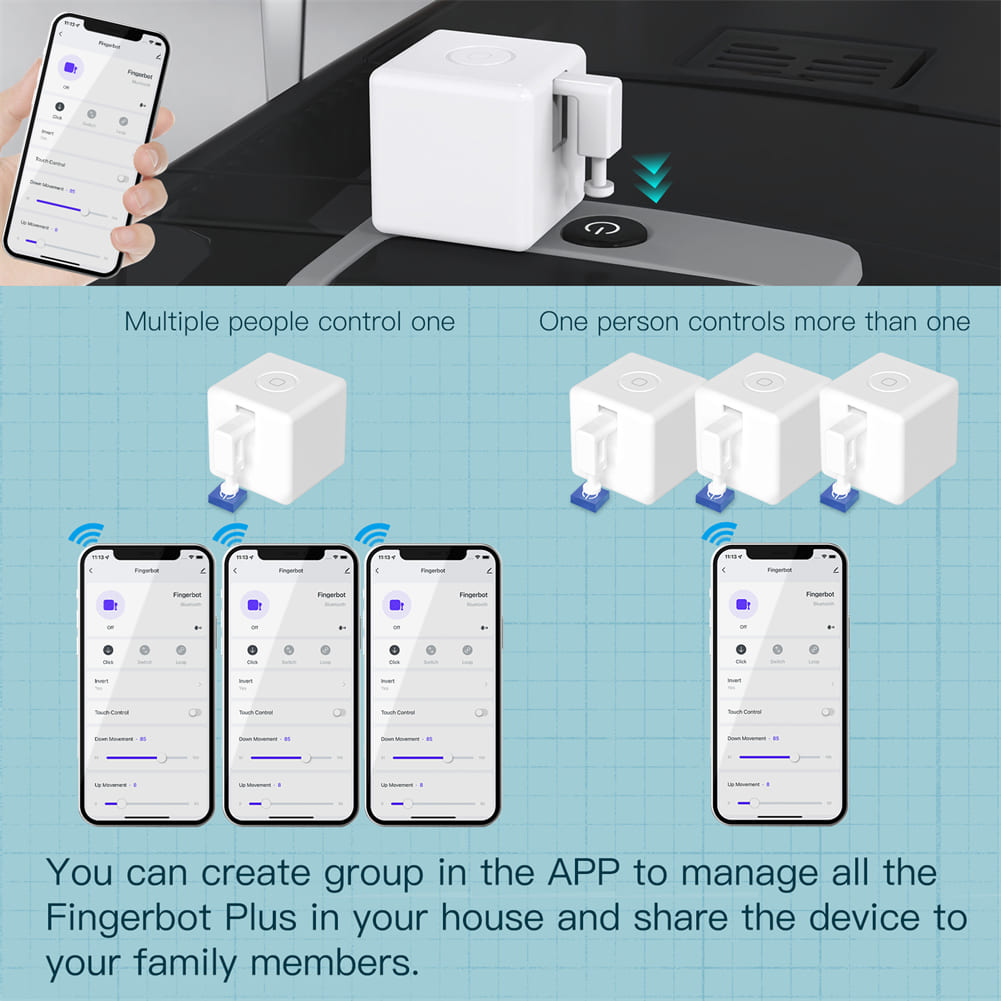 5pcs/Set Tool Pack for MoesHouse Fingerbot Plus Button Pusher