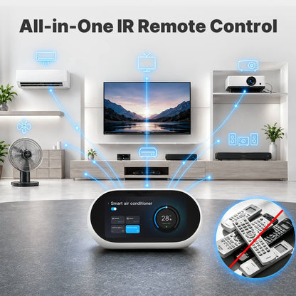 MOES Tuya AI Desktop Center Control Panel Alexa Built-in,with Zigbee & BLE Mesh Hub IR Control Video Monitoring(EU Version)