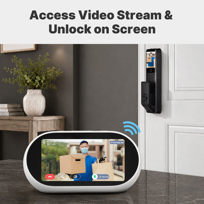 MOES Tuya AI Desktop Center Control Panel Alexa Built-in,with Zigbee & BLE Mesh Hub IR Control Video Monitoring(EU Version)