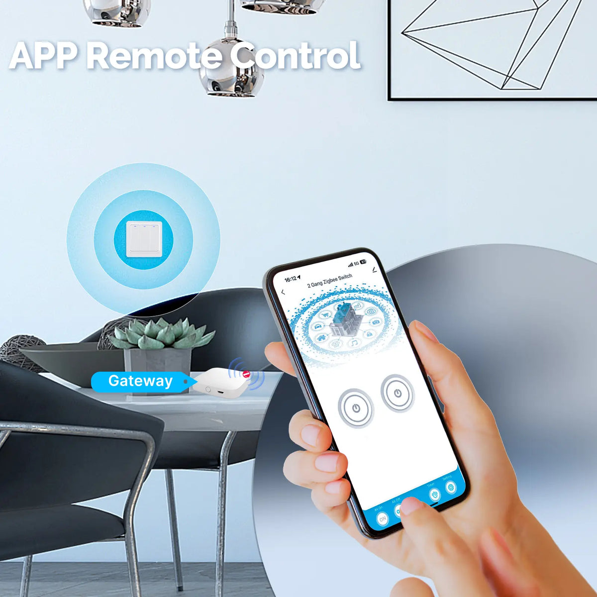 MOES ZigBee Smart Light Switch, Neutral & No-Neutral Wire Alexa & Google Home Compatible EU  Version
