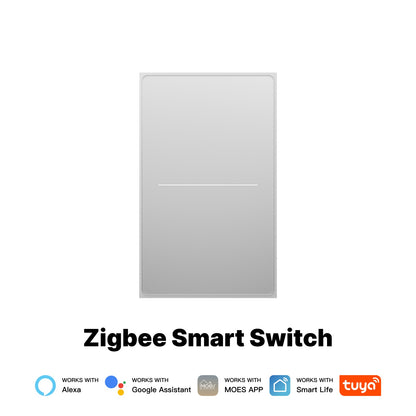 ZigBee Star Feather Series Smart Switch Push Button With Neutral Light Scene 2in1 Switch US Version