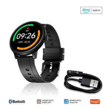 Smart Watch Alexa Built-in Fitness Tracker Heart Rate and Blood Oxygen Monitor